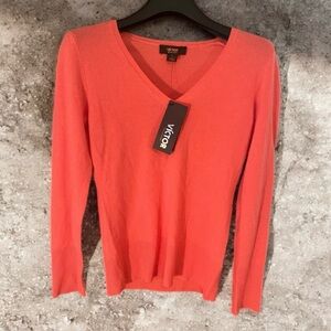 NWT Victor Alfaro Cashmere V-Neck Sweater